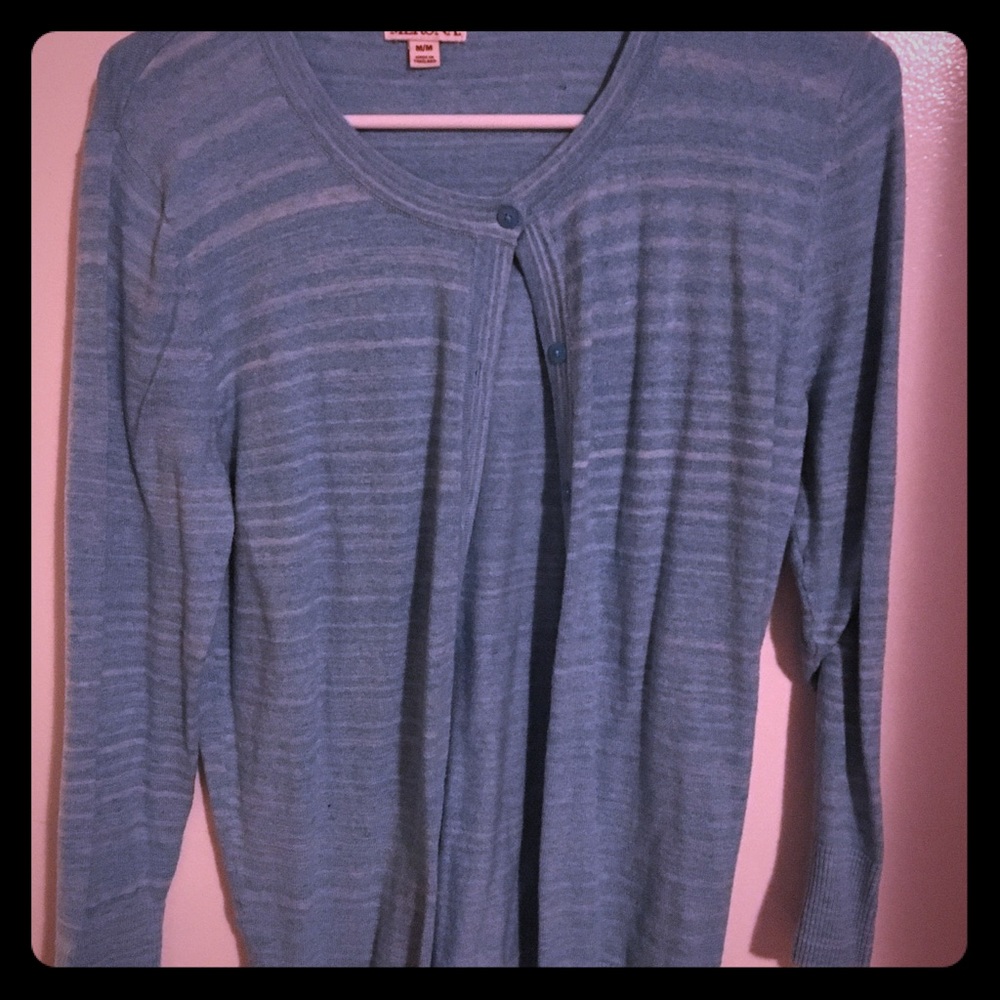Light blue cardigan